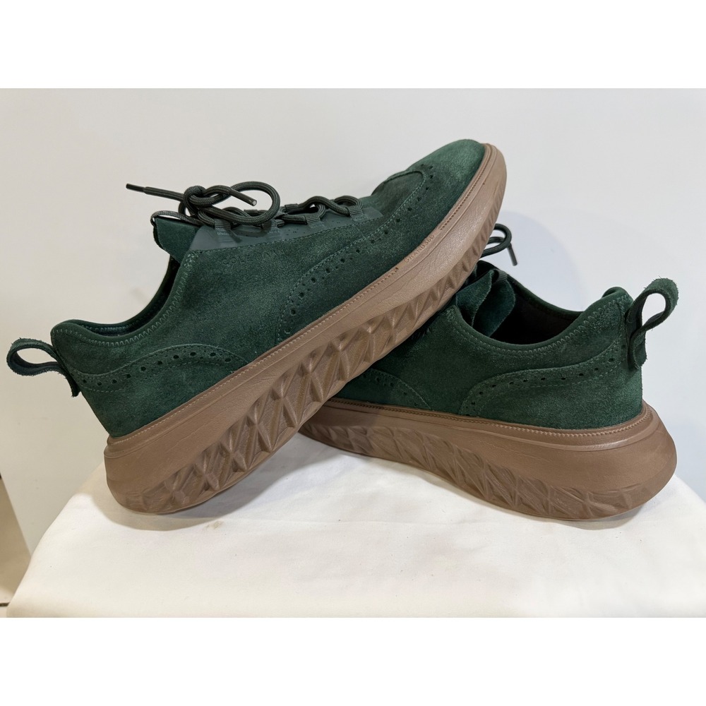 Cole Haan Zerogrand Remastered Wingtip Oxford Green Suede Mens 12M C38430